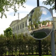 Дорожное зеркало безопасности без окантовки в Межигорье