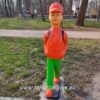 макет пішохода макет пішохода, манекен шкільника пішохода, фігурка на пішохідному переході